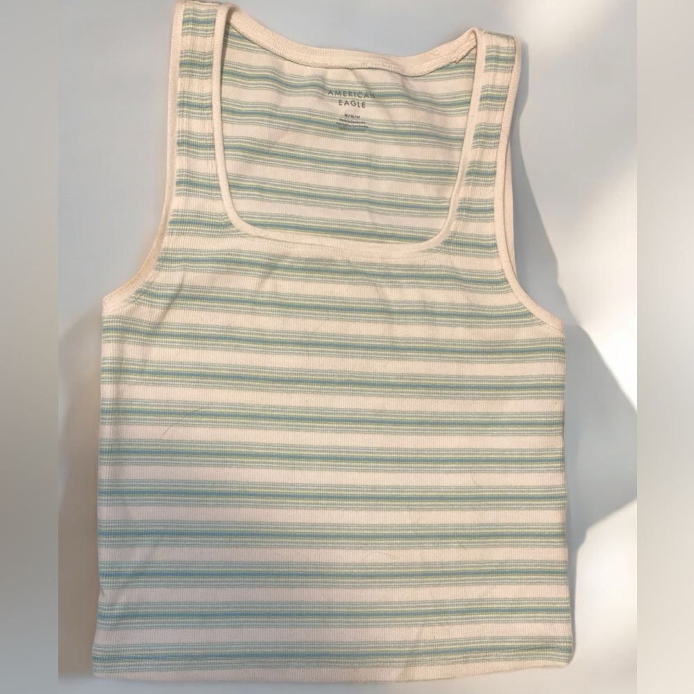 AE MAIN SQUEEZE SQUARE NECK TANK TOP